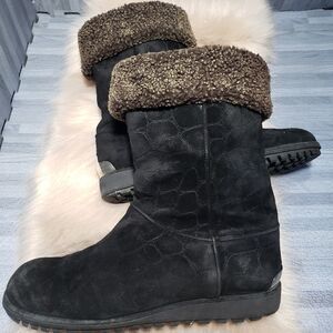 Stuart WeitzmanTan Stubedoo Suede Boots/Booties s